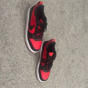 Nike Kids Red and Black Sneakers